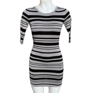 T/O Sweater Striped sweater dress size XS